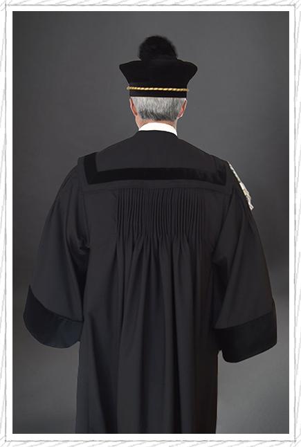 Toga in tropicalsuperfine ermenegildo zegna completa di cordoni e borsetta - Eurotoga